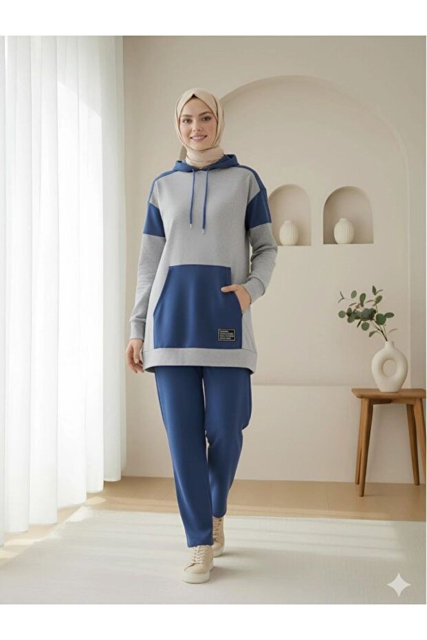 Women's Color Block Two-Thread Suit