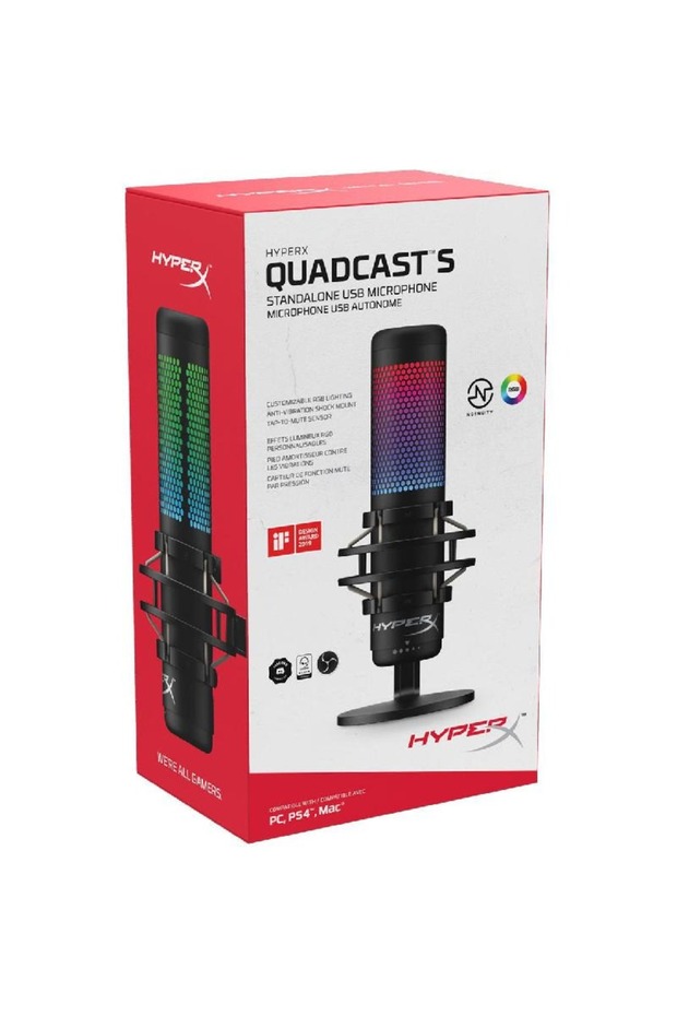 ميكروفون مكثف USB QuadCast S RGB - 2
