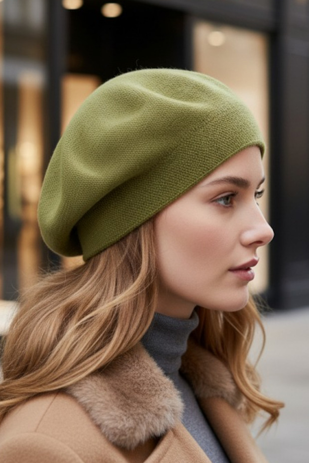 Classic French Style Knit Beanie Premium Hat