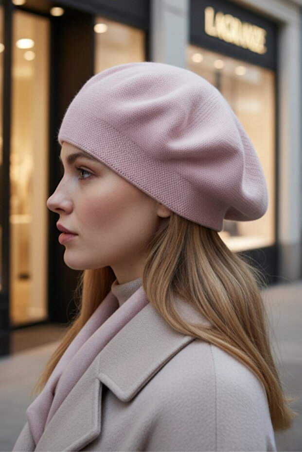 Classic French Style Knit Beanie Premium Hat