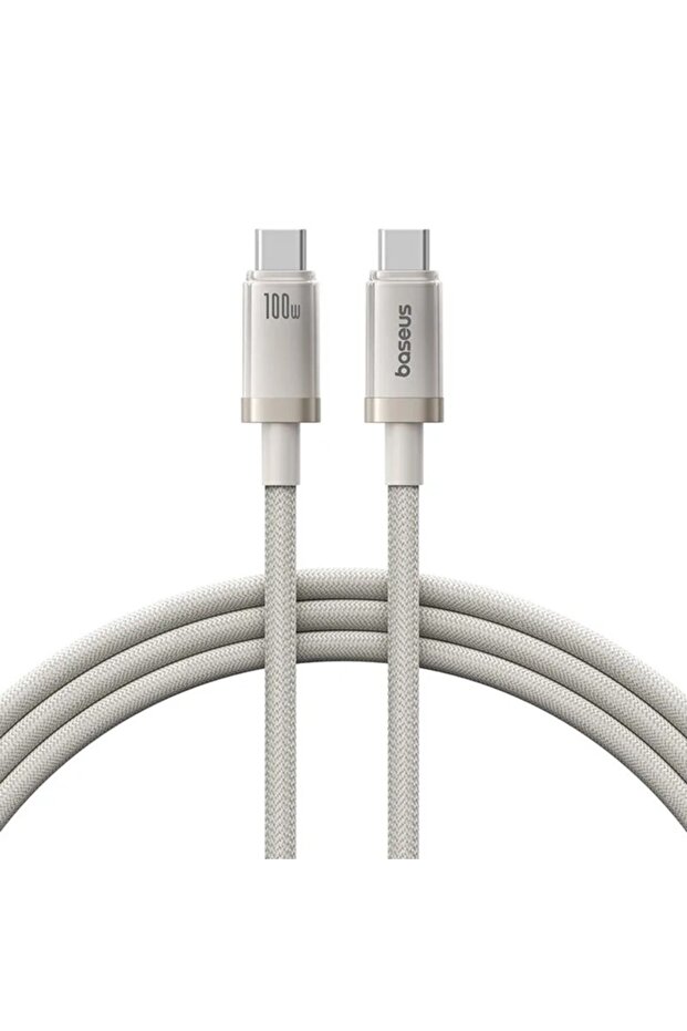 Type-C Charging Cable 100W Baseus, 1m, Beige - 1