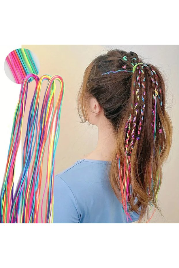 Strong Rainbow Yarn with 3 Color Hair Yarn Set Fashion Gradient Color Knitting Yarn Rope