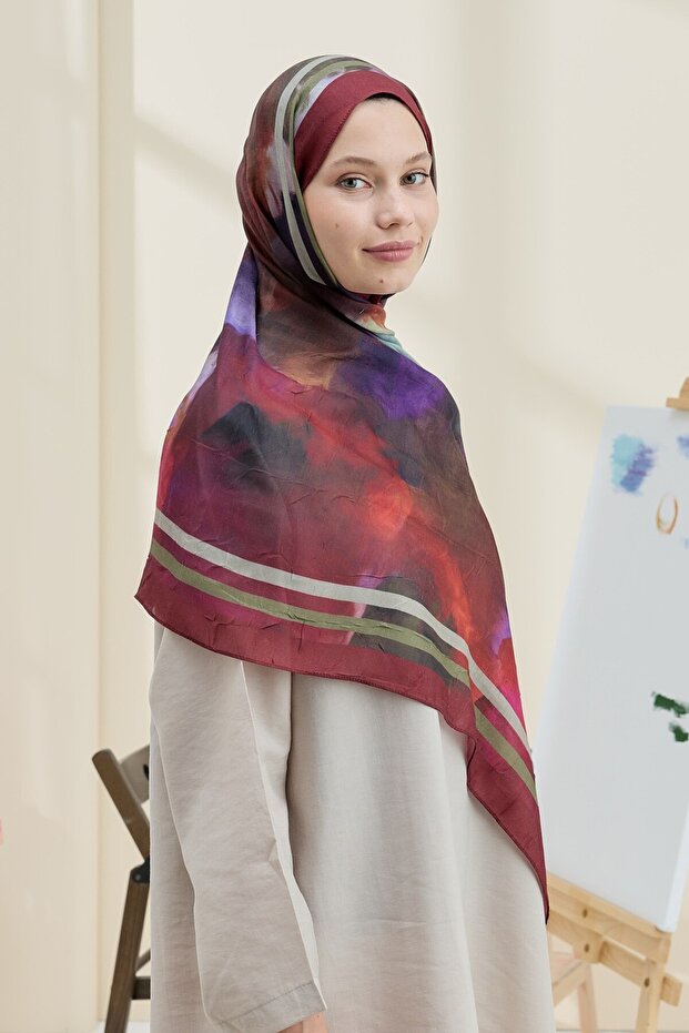 Mistral Desen Bambu Şal - 3
