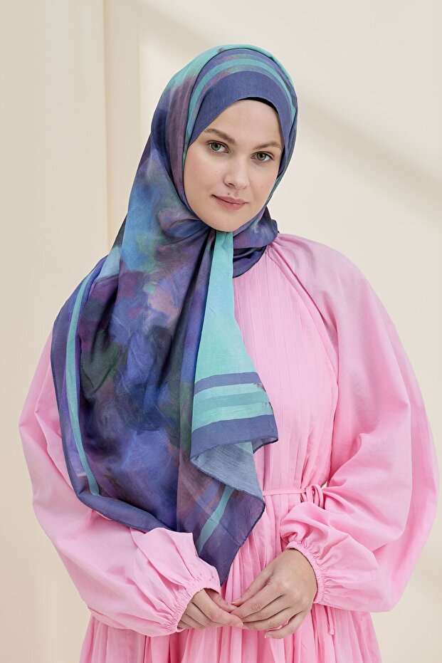 Mistral Desen Bambu Şal - 1