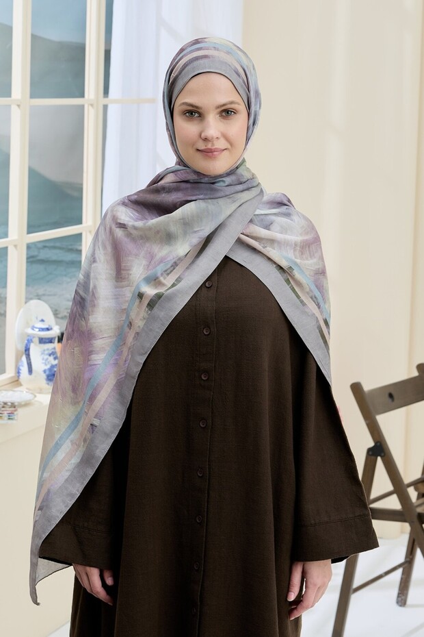 Ashira Desen Bambu Şal - 1