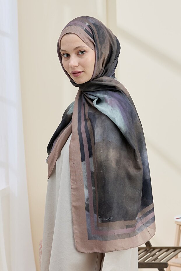 Mistral Desen Bambu Şal - 2