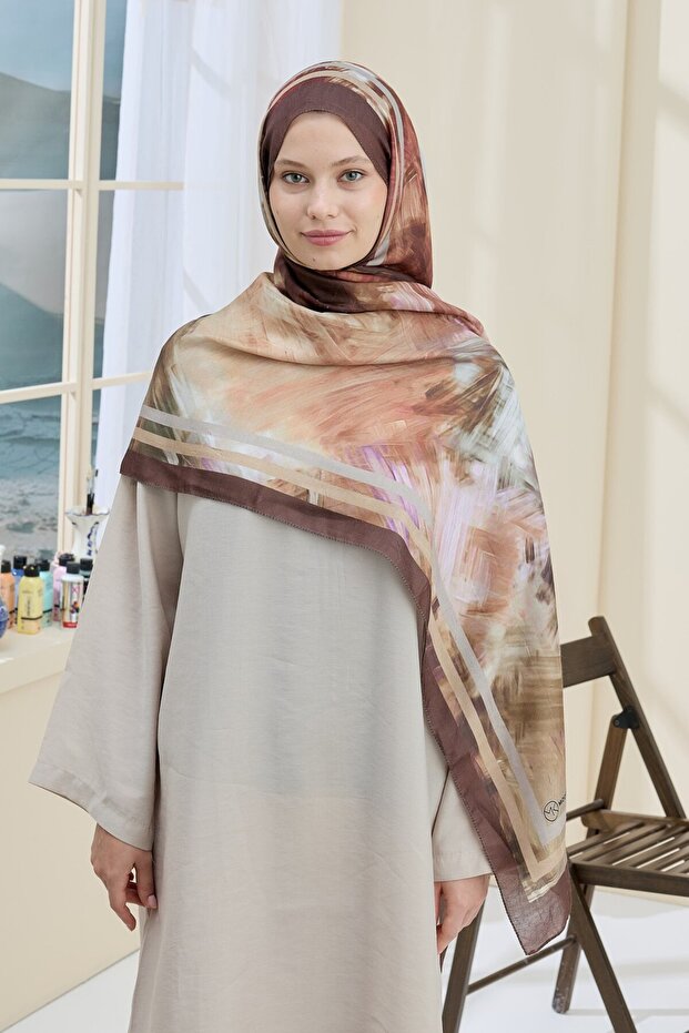 Ashira Desen Bambu Şal - 1