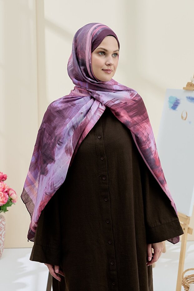 Ashira Desen Bambu Şal - 1