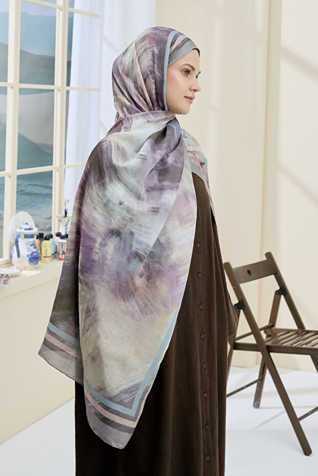 Ashira Desen Bambu Şal - 3