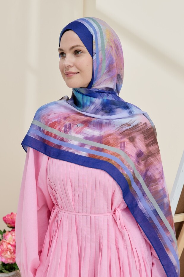 Ashira Pattern Bamboo Shawl - 2