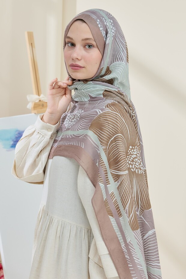 شال من الخيزران بنمط ميليا - 3