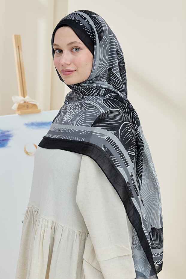 Melia Desen Bambu Şal - 1