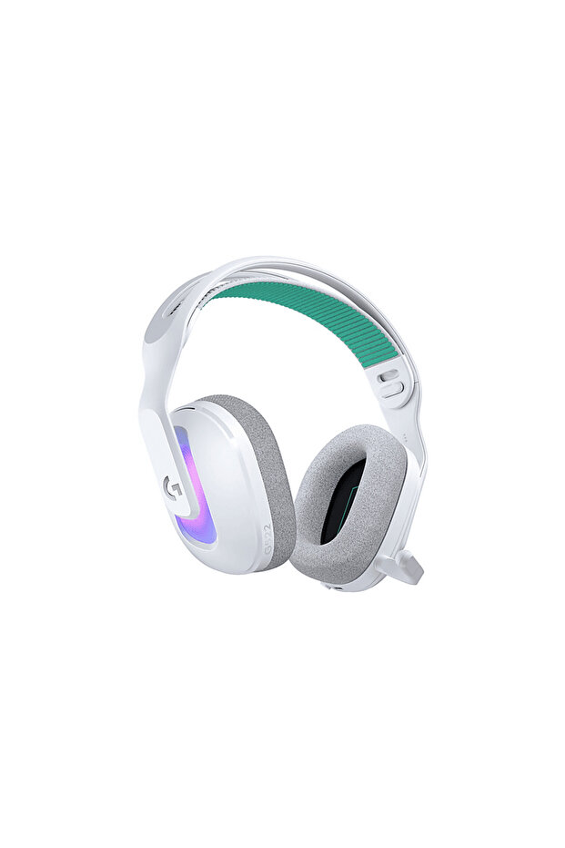 G G522 Lightspeed Kablosuz Bluetooth Kulak Üstü Oyuncu Kulaklığı Beyaz - 5