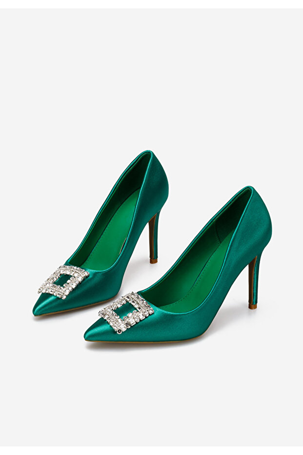 Zelené lodičky do špičky Leonida S - 4