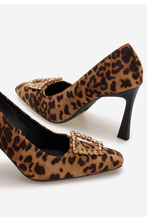 Leopardí lodičky do špičky Zerna - 5