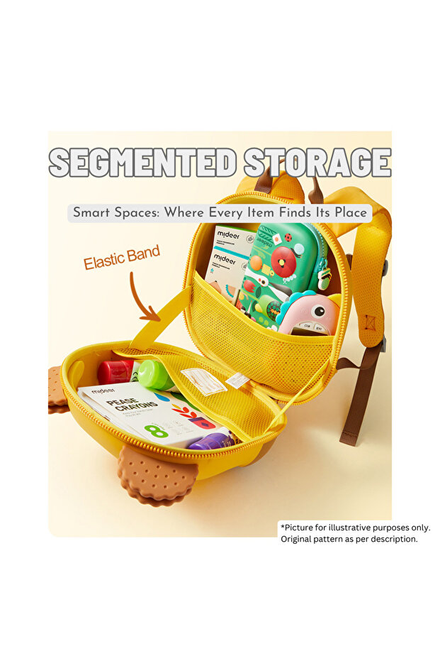 حقيبة ظهر للأطفال - دب الوافل - 7