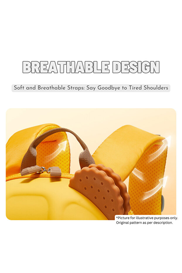 حقيبة ظهر للأطفال - دب الوافل - 6