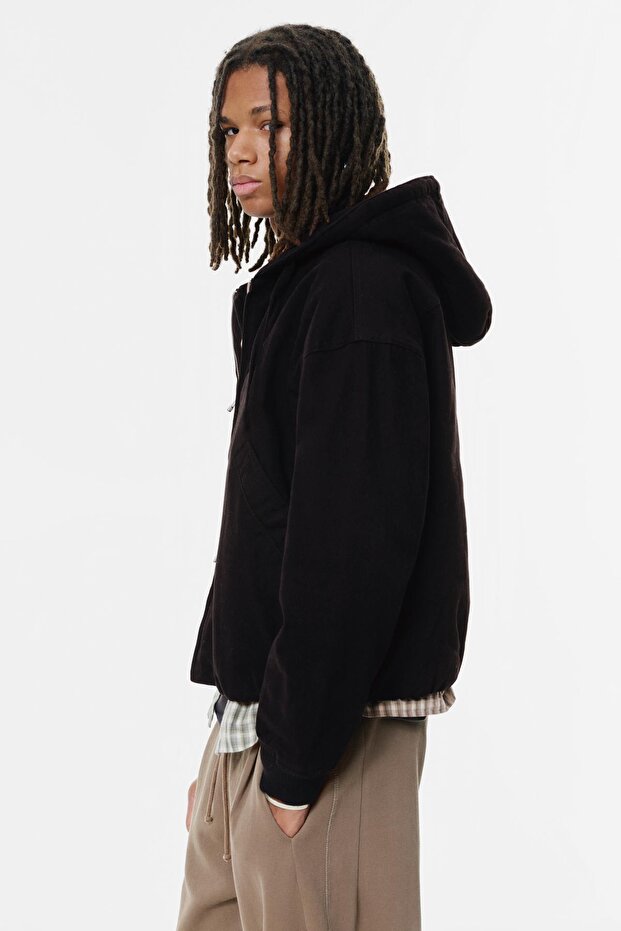 Kapüşonlu STWD bomber ceket - 3