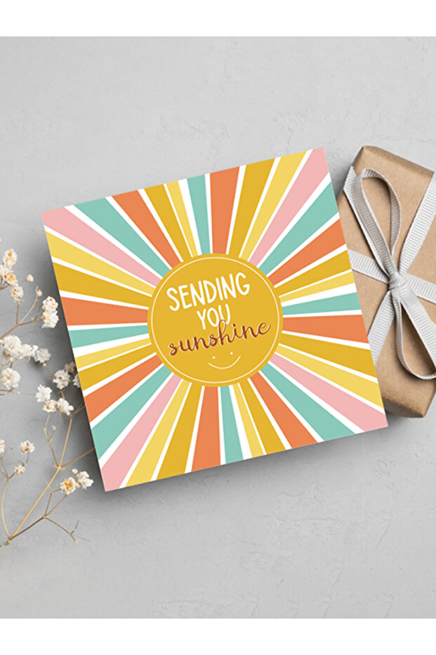 Sending you sunshine, Feel Good Greeting Card