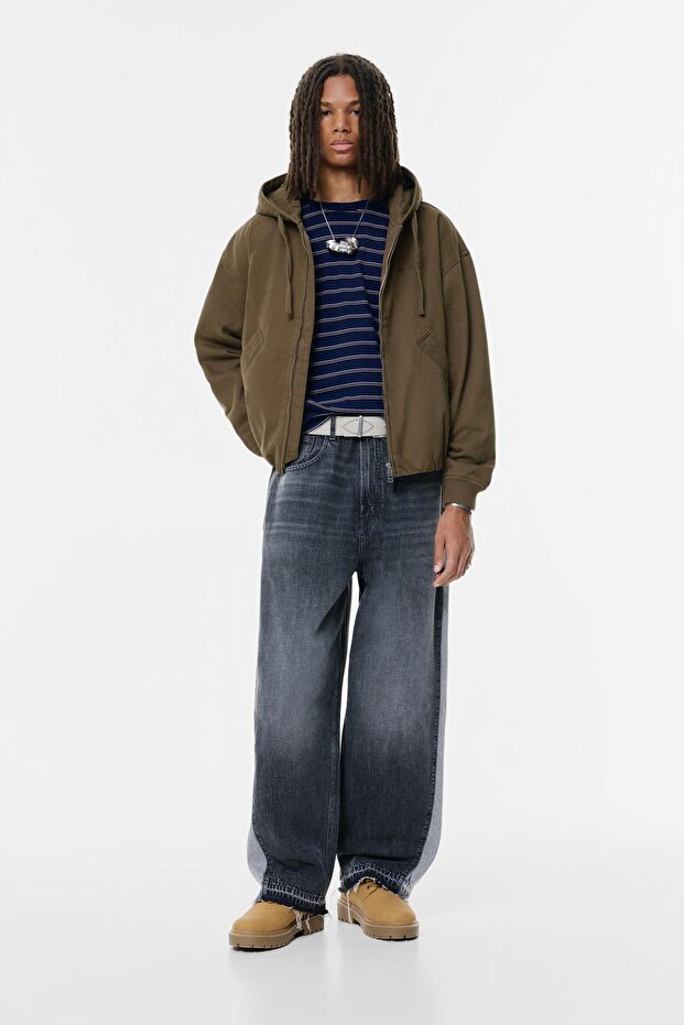 STWD kapüşonlu bomber ceket - 2