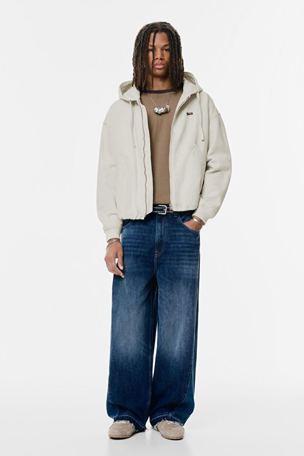 STWD kapüşonlu bomber ceket - 2