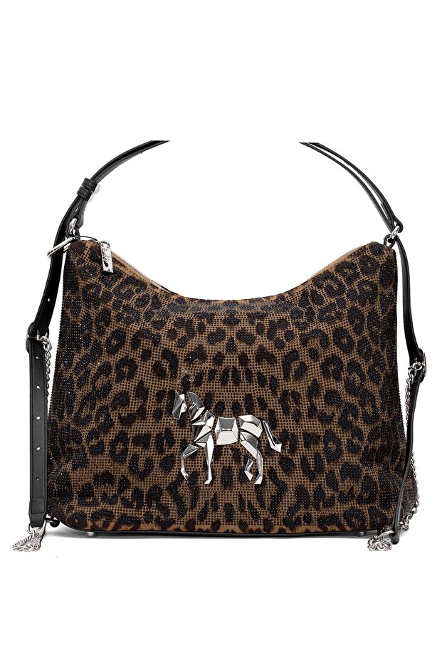 25Yg605 Women's Stone Handbag and Shoulder Bag
