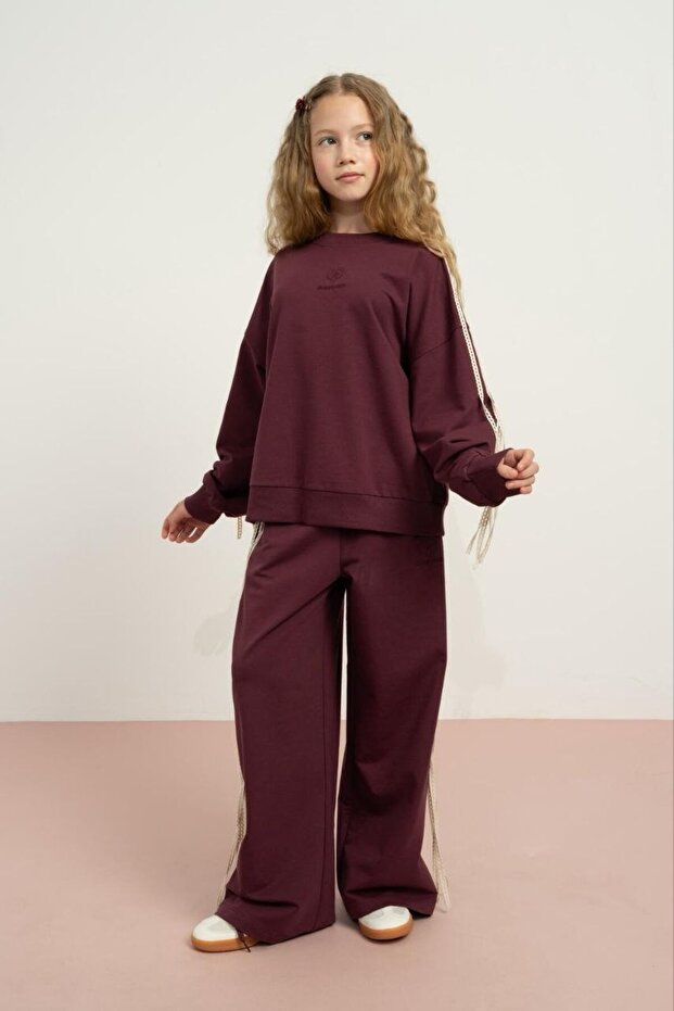 Girl 7805 Kids Sweat-Pants Set