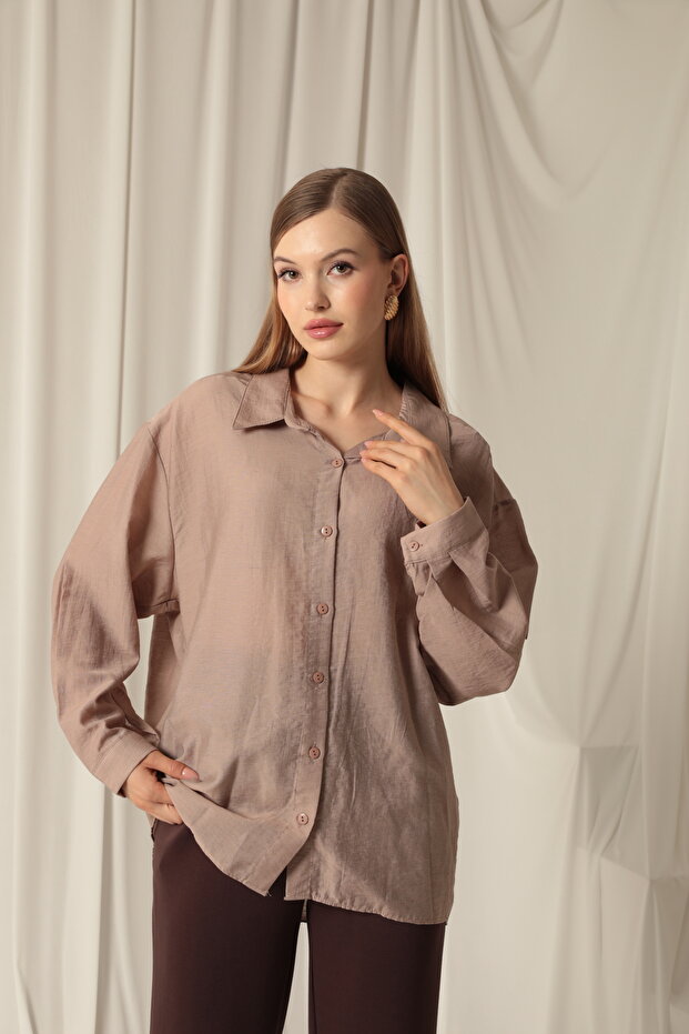 Aerobin Kumaş Basıc Gömlek - 5