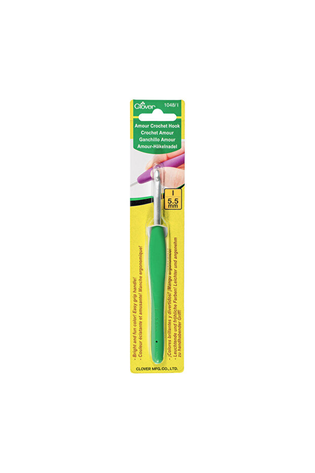 Amour Plastic Handle Crochet Hook 5.5 Mm1048