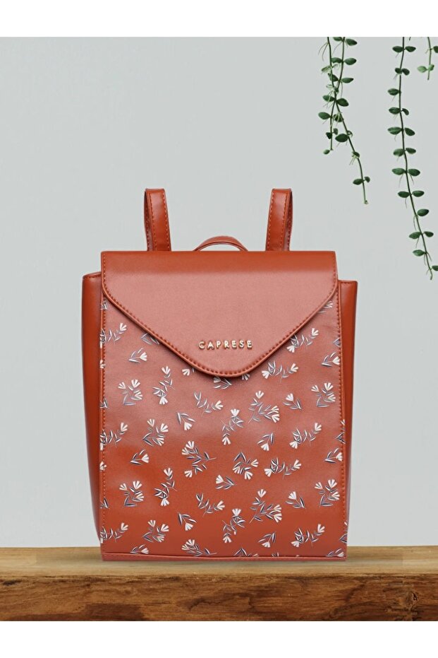 حقيبة ظهر ميريدا كبيرة باللون البني - 4