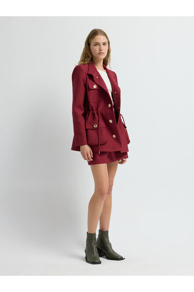 Hakim Yaka Kapitone Ceket - 5