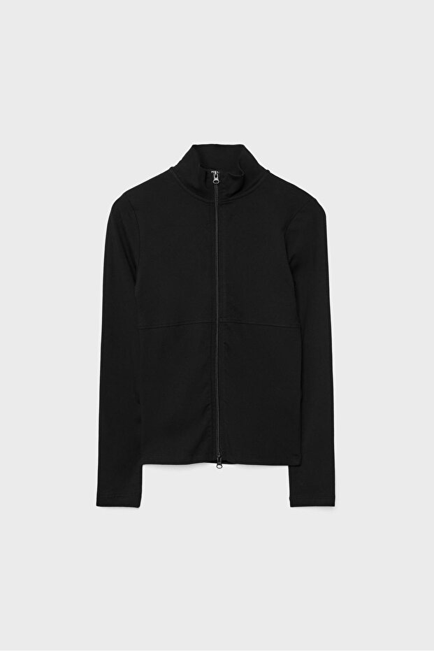 Çift Fermuarlı Hırka - 6