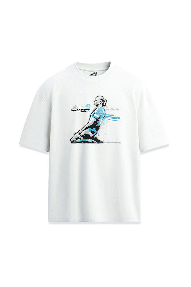 Erling Haaland Design Printed Unisex Relaxed T-Shirt