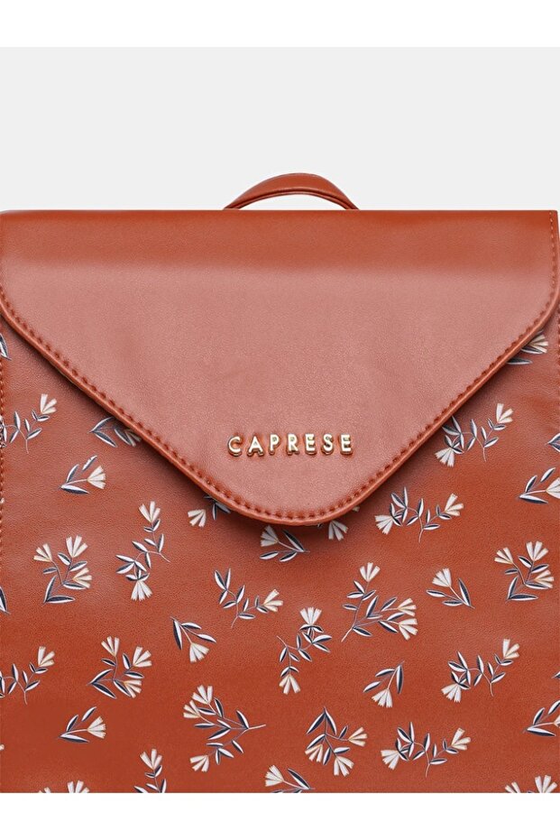 حقيبة ظهر ميريدا كبيرة باللون البني - 5