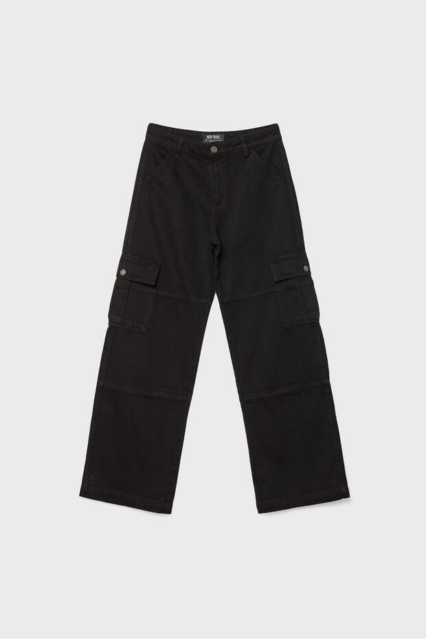 Düz Paça Kargo Pantolon - 5