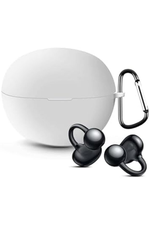 HUAWEI FreeClip Case Cover | Silicone Protective Headphone case White