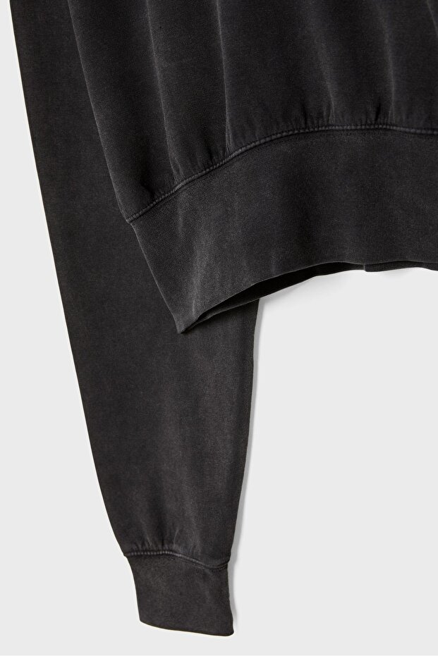 Dik Yaka İnterlok Sweatshirt - 8