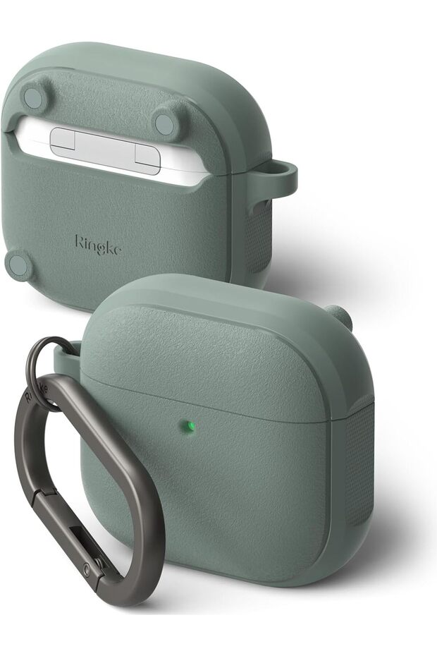 AirPods 4 Case | Onyx Magnetic Series [Compatible with Magsafe Charger] | Sage Green