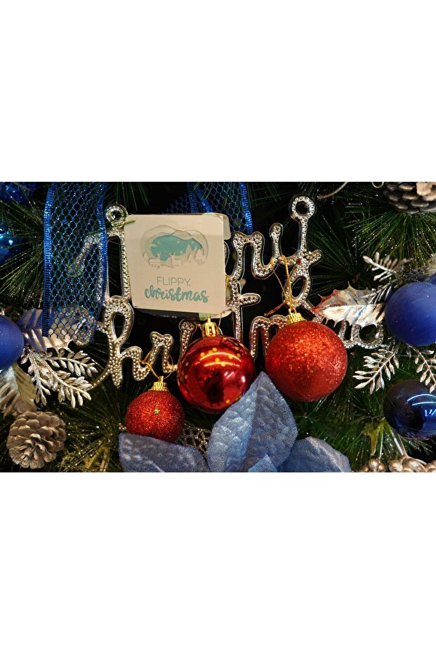 Коледна украса - Лилаво - 3