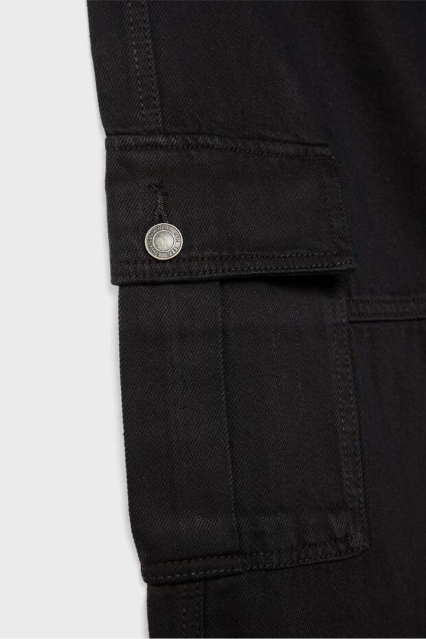 Düz Paça Kargo Pantolon - 7