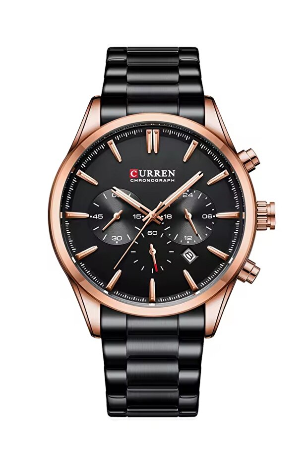 8446 Chrono Steel Band Men's Wristwatch