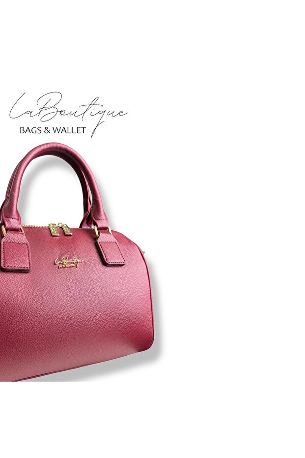 حقيبة إل بي 2508 بلون الكرز - 6
