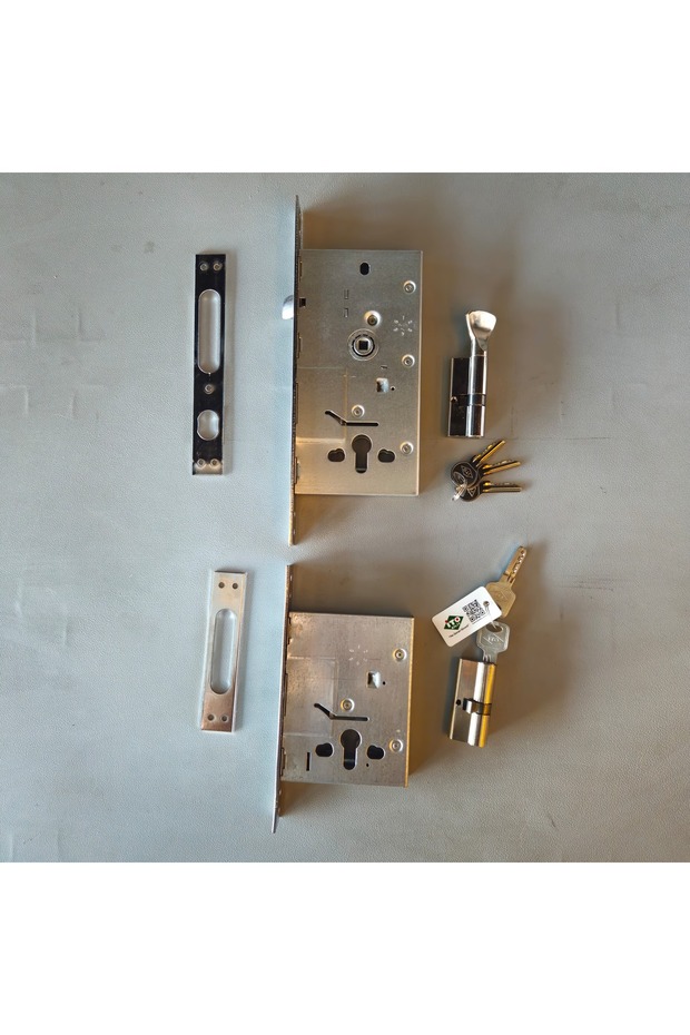 Çelik Kapı Kilidi Alt-Üst Takım - 2