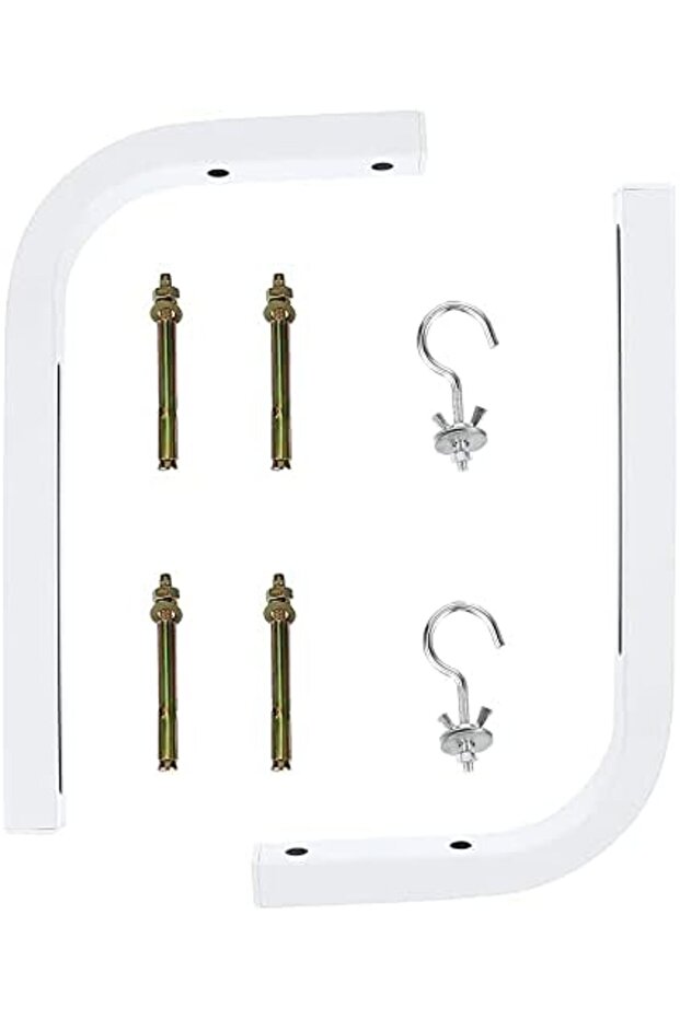 شاشة عرض عالمية مع حامل على الحائط على شكل حرف L مع حامل قابل للتعديل في السقف - 7