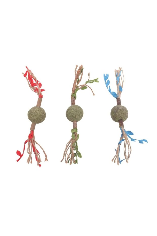 Charmy Brancy Red Cat Toy with Catnip - 4