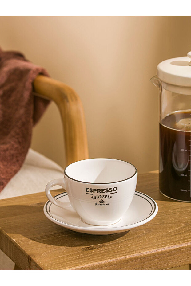 Create Your Style with Uzg Store |   Printed Ceramic Espresso Cup 215 ml - 1