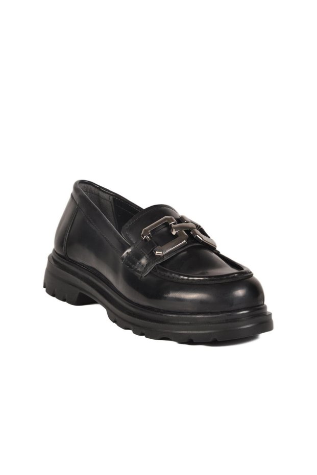 510 Z Black Patent Leather Women's Casual Shoes