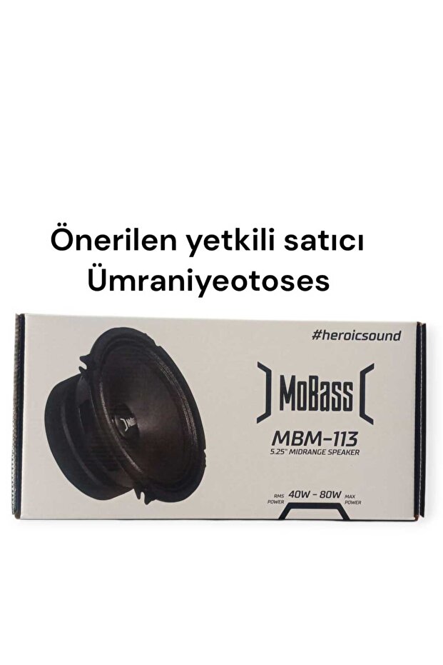 MOBAS 13 CM MİDRANGE MBM-113 ÇİFTİ 160 WAT 80RMS - 1