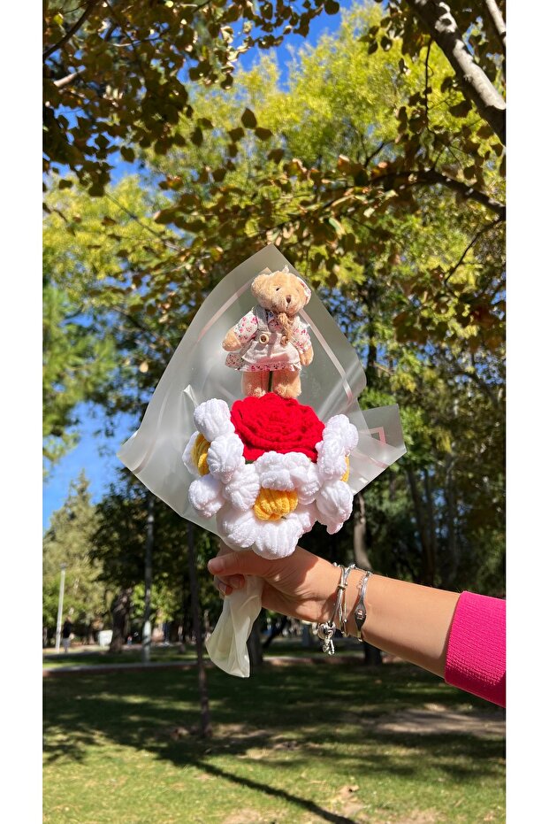 ÖRGÜ GÜL BUKETİ - 4