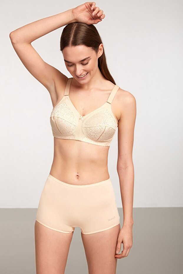 Kadın Basic Pamuklu Şort Külot - 1